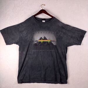 Vintage Pink Floyd Liquid Blue Silver Tag Dark Side Of The Moon 90s Shirt 2XL